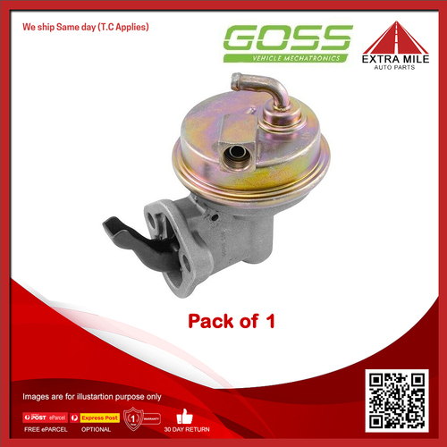 Goss Mechanical Fuel Pump For Chevrolet Belair 4.6L 283 V8 2sp Auto 4dr