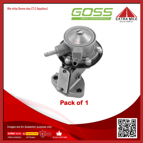 Goss Mechanical Fuel Pump For Volkswagen Kombi T2 1.6L Air Cooled Flat4 4sp Man