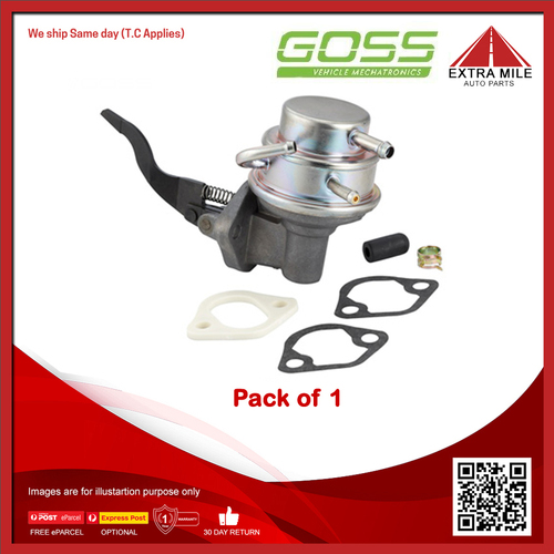 Goss Mechanical Fuel Pump For Mazda T Series T2600 2.6L 4G54 4cyl 5sp Man