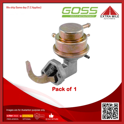 Goss Mechanical Fuel Pump For Holden Gemini RB 1.5L 4XC1 4cyl Auto/Man 4dr FWD