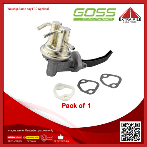 Goss Mechanical Fuel Pump For Mazda E-Series E1800 1.8L F8, E2000 2.0L FE 4cyl