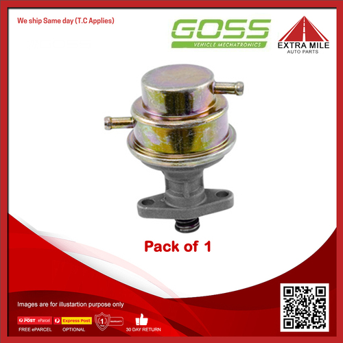 Goss Mechanical Fuel Pump For Ford Escort MK2 2.0L TL20 4cyl Auto/Man