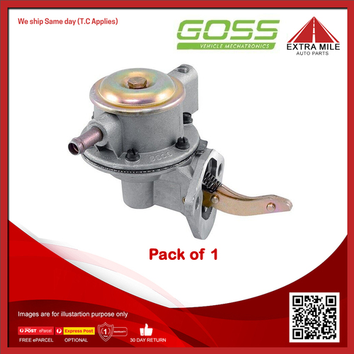 Goss Mechanical Fuel Pump For Ford LTD FC FD 4.1L 250 6cyl 3sp Auto 4dr RWD