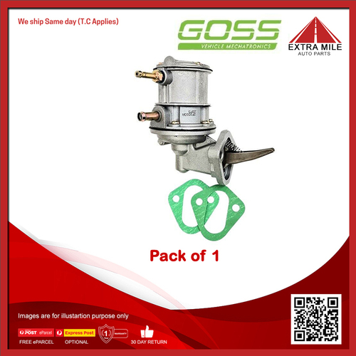 Goss Mechanical Fuel Pump For Ford Transit MK1 3.3L, MK2 4.1L 200 250  Auto/Man