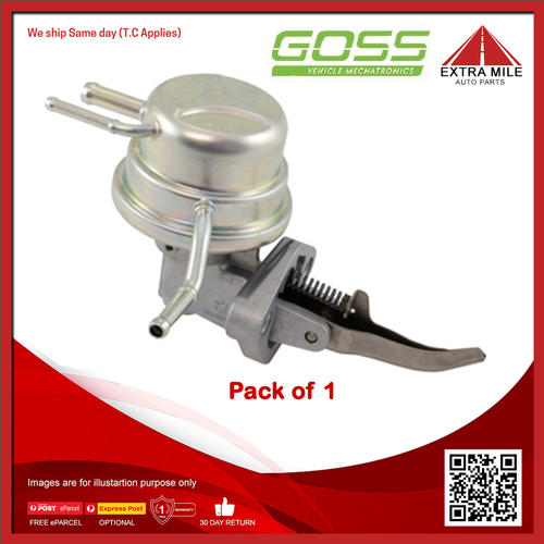 Goss Mechanical Fuel Pump For Mazda 323 BG Protege 1.6L B6 4cyl Auto/Man 4dr