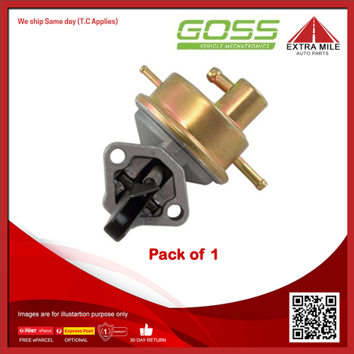 Goss Mechanical Fuel Pump For Honda Civic AH, AK 1.5L EW2 4cyl Auto/Man