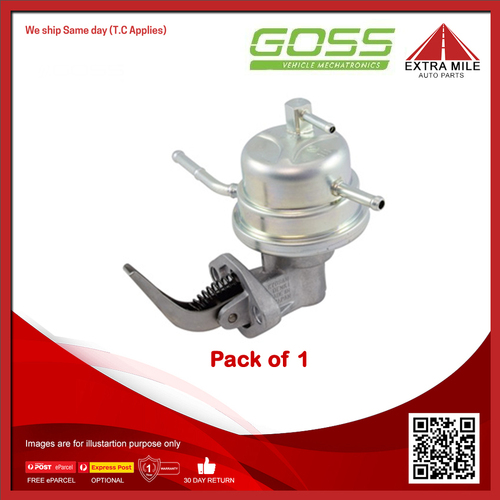 Goss Mechanical Fuel Pump For Holden Nova LE, LF 1.4L/1.6L 6A-FC,4A-FC Auto/Man