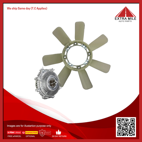 Fan Clutch & Blade Kit For Toyota Hilux Workmate RZN147R 2.0L 1RZE 2D Utility