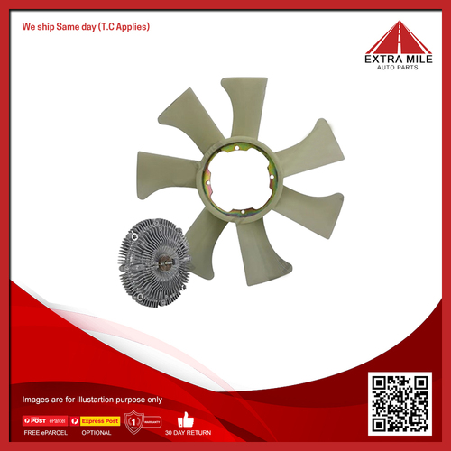 Fan Clutch & Blade Kit For Nissan Patrol GU, Y61 4.2L Diesel TD42T