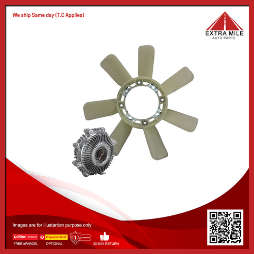 Fan Clutch & Blade Kit For Toyota Hilux RN85R/90R/105R/106R/110R/130R 2.4L 22R