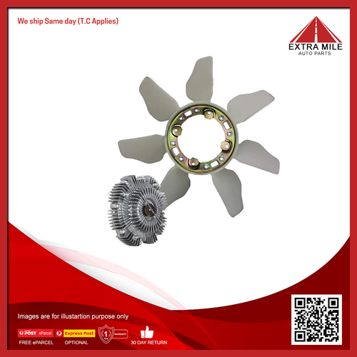 Fan Clutch & Blade Kit For Toyota Hilux SR5 KZN165R 3.0L Diesel 1KZTE