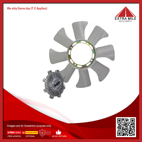 Fan Clutch & Blade Kit For Mitsubishi Triton GL, GLX MK, ML, MN 2.4L 4G64