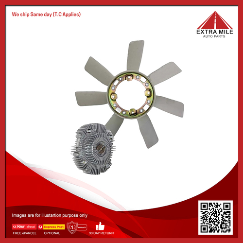 Fan Clutch & Blade Kit For Toyota Hilux RZN149R/154R/169R/174R 2.7L Petrol 3RZFE