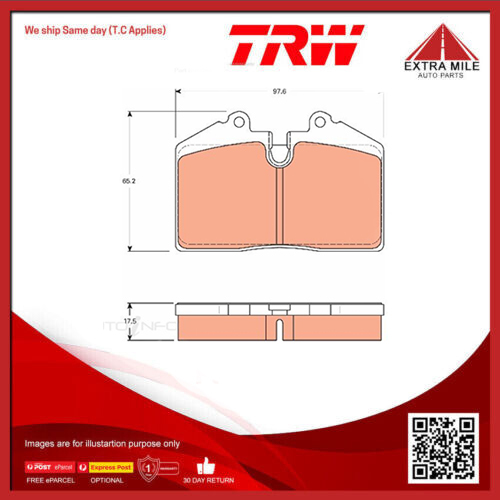 TRW Brake Pad Set For Holden Monaro /HSV Clubsport,Maloo,Senator,GTS - GDB7580