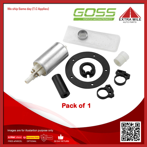 Goss Electric Fuel Pump For Volvo 940 2.3L B230F, B230FB B234F 4cyl 4sp Auto 4dr