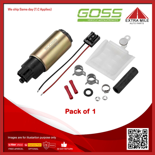 Goss Electric Fuel Pump For Toyota Tarago GSR50R 3.5L, TCR11R TCR20R TCR21R 2.4L