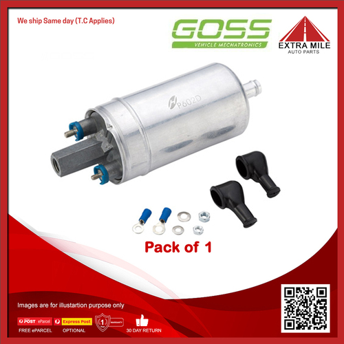 Goss Electric Fuel Pump For Volvo 740 2.3L B230E 4cyl 4sp Auto 4dr RWD