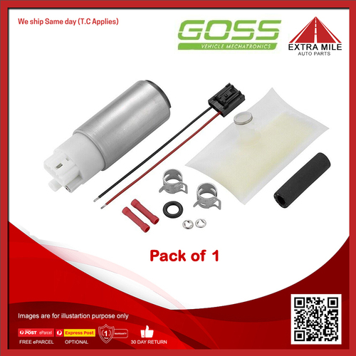 Goss Electric Fuel Pump For Suzuki Vitara ET SE416 1.6L G16B 4cyl Auto/Man