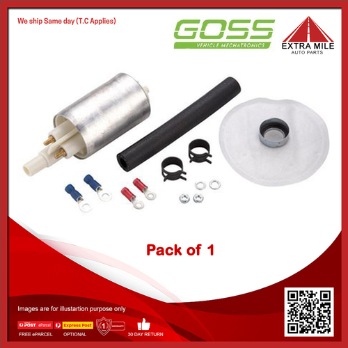 Goss Electric Fuel Pump For Saab 900 YS3A 2.0L B201 B202 4cyl 3sp 5sp Auto/Man 