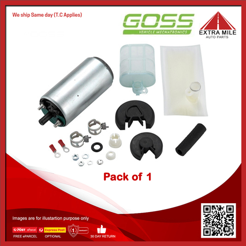 Goss Electric Fuel Pump For Honda Integra DA 1.8L B18A1 DOHC 16v MPFI 4cyl