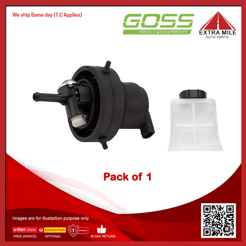 Goss Electric Fuel Pump For Nissan Vanette C22 2.0L Z20 4cyl 4sp 5sp Auto/Man