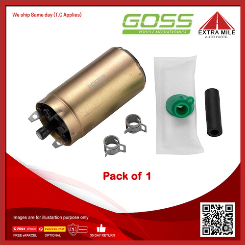 Goss Electric Fuel Pump For Nissan Micra K11 1.3L CG13DE 4cyl 1sp 5sp Auto/Man