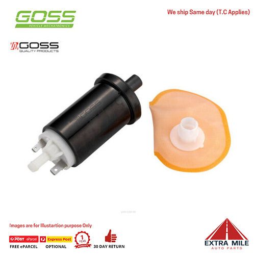 Goss in-tank fuel pump for Holden Barina SB Petrol 4-Cyl 1.4L 1994- 1997 - GE198