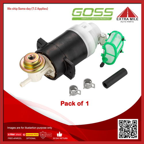 Goss Electric Fuel Pump For Nissan Homy E24 Grey Import 3.0L VG30E V6 4sp Auto