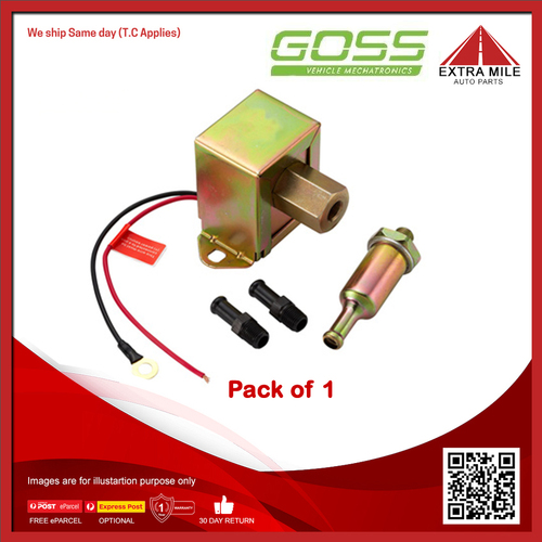 Goss Electric Fuel Pump For Toyota Tarago ACR50R 2.4L 2AZ-FE DOHC 16v MPFI 4cyl