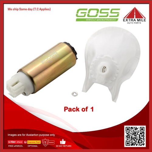 Goss Electric Fuel Pump For Subaru XV G4X GP 2.0L FB20B DOHC-PB 16v MPFI - GE281