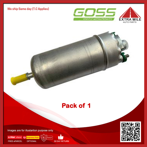 Goss Electric Fuel Pump For Iveco Daily 35S14 2.3L, 50C17 65C18 3.0L Auto/Man