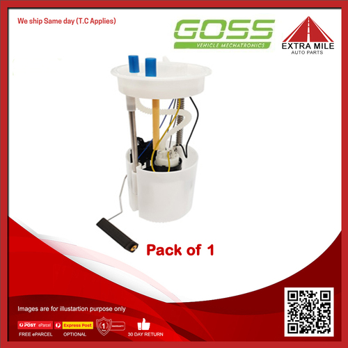 Goss Fuel Pump Module For Volkswagen Caddy 2K 1.6L BGU, BSE, BSF 4cyl 5sp Man