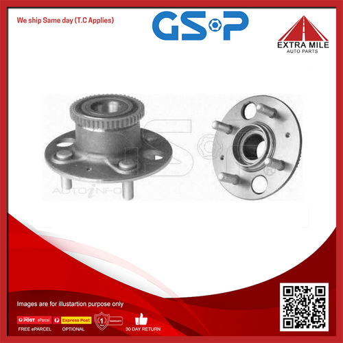 GSP Rear Wheel Bearing Hub For Honda Civic ES 1.7L/1.5L/1.3L, EU 1.7L D17A2/LDA1