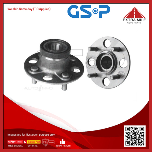 GSP Rear Wheel Bearing Hub For Honda Jazz GE 1.3L/1.5L L15A7/L13Z1/LDA3