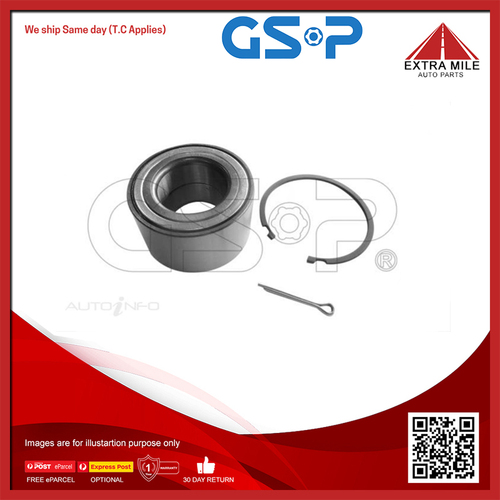 GSP Rear Wheel Bearing Kit For Nissan X-Trail T30 2.0L/2.5L QR25DE/YD22DDTI