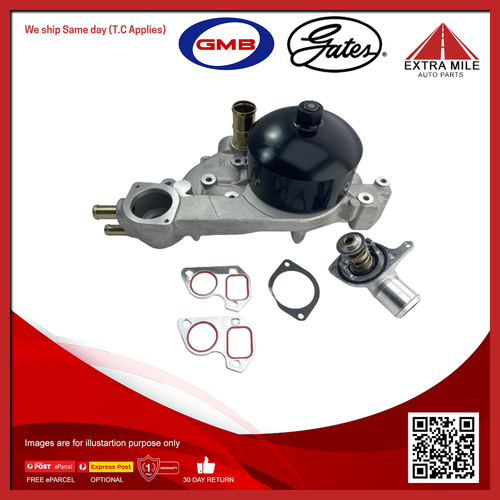 Gates/GMB Water Pump +Theromstat For Holden Commodore 5.7L V8 VT VU VX VY VZ LS1 6.0L