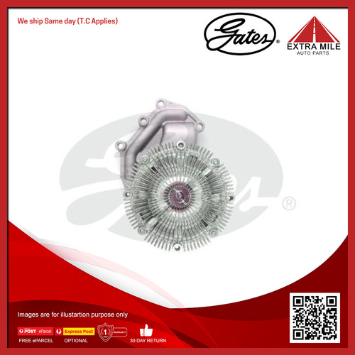 Gates Engine Water Pump For Nissan Elgrand E5, E50 3.0L ZD30DDTi MPV