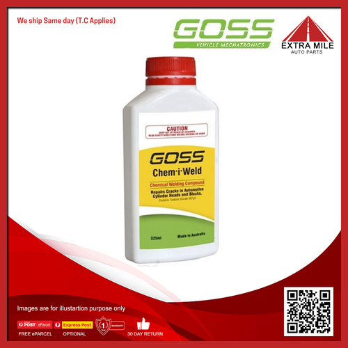 Goss Chem-i-weld Repairs Cracks in Automotive Cylinder Heads And Blocks-325ml