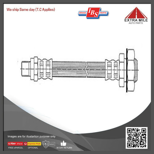 IBS Brake Hydraulic Hose Rear For Ford Fairmont, Falcon, Futura, Landau, LTD