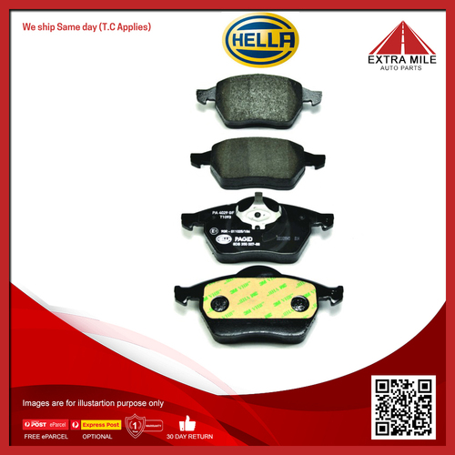 HELLA Front Brake Pads For Audi A4 , Volkswagen Passat 1.8L/2.3L/2.8L - T1093