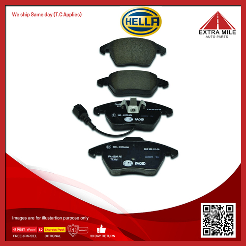 HELLA Front Brake Pads For Audi, Skoda, Volkswagen - T1376