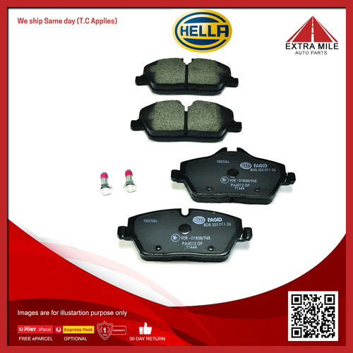 HELLA Front Brake Pads For BMW 1, Mini Mini, Clubman - T1444