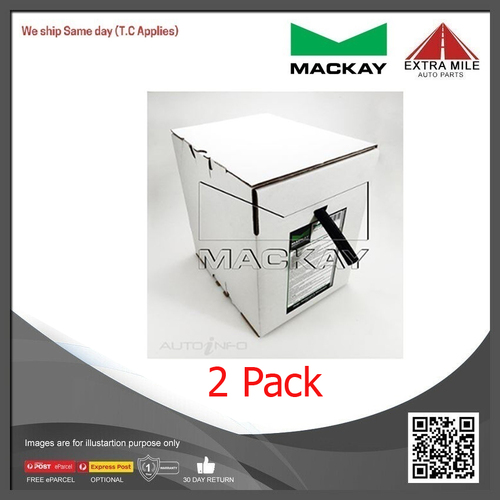 Mackay Heater Hose- 12.7mm (1/2") ID x 10m Length - Box -  HH12710 - 2 Pack