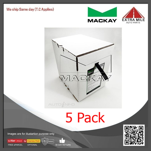 Mackay Heater Hose- 12.7mm (1/2") ID x 10m Length - Box -  HH12710 - 5 Pack