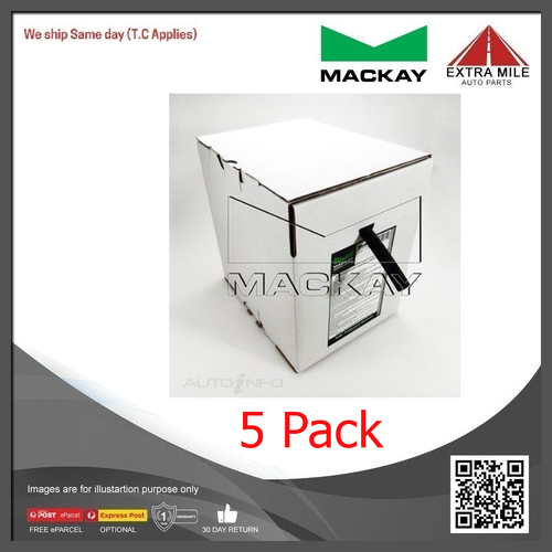 Mackay Heater Hose- 12.7mm (1/2") ID x 20m Length - Box -  HH12720 - 5 Pack