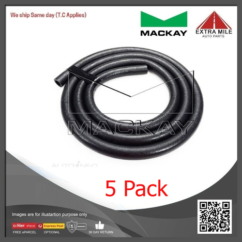 Mackay Heater Hose- 15.9mm (5/8") ID x 2m Length - Pack -  HH1592 - 5 Pack