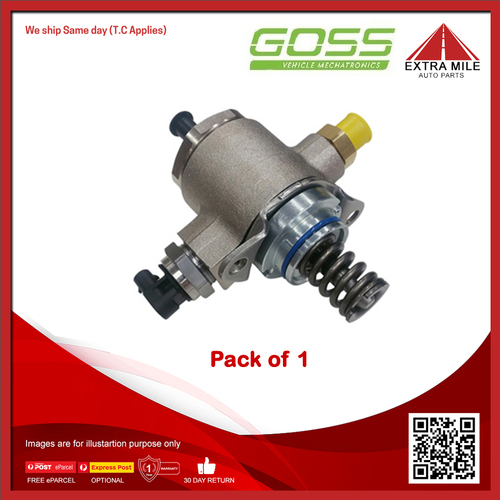 Goss High Pressure Fuel Pump For Volkswagen Multivan T5 TSI350 2.0L CJKA 4cyl