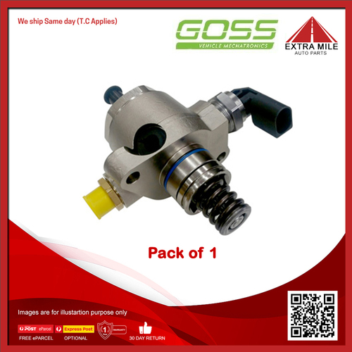 Goss High Pressure Fuel Pump For Skoda Octavia 5E3 RS 162TSI 2.0L CHHB Auto/Man