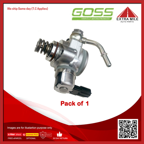 Goss High Pressure Fuel Pump For Mazda Mazda6 GJ 2.5L PY SkyActiv-G 4cyl Auto