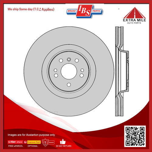 IBS Front Disc Rotor For Mercedes-Benz GL320, GL350, GL450, GL500, ML500, R500